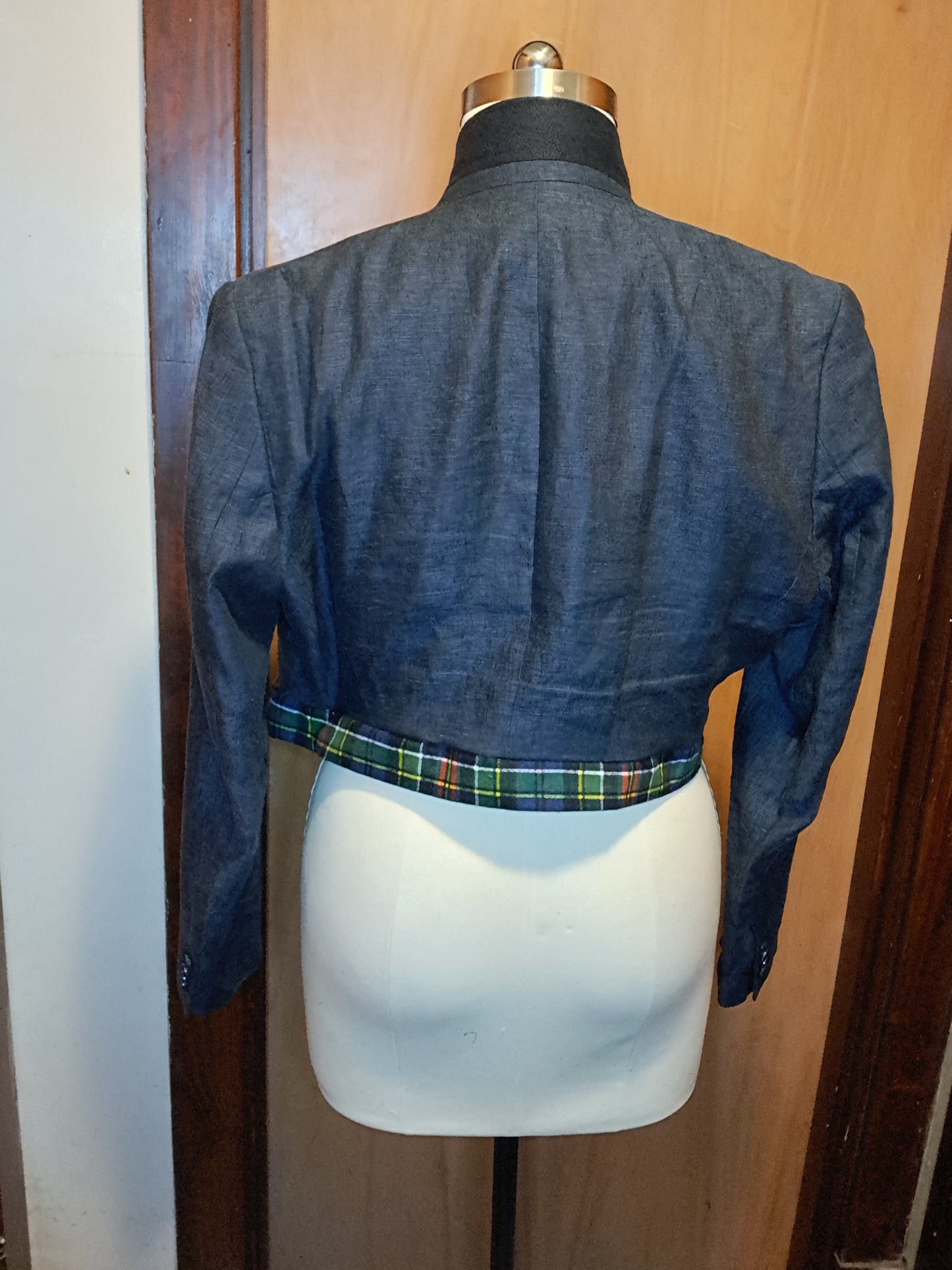 Shawl neck blazer