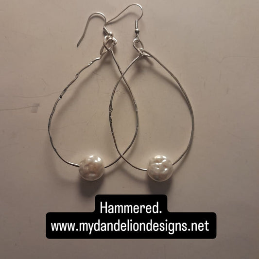 Hammered pearls